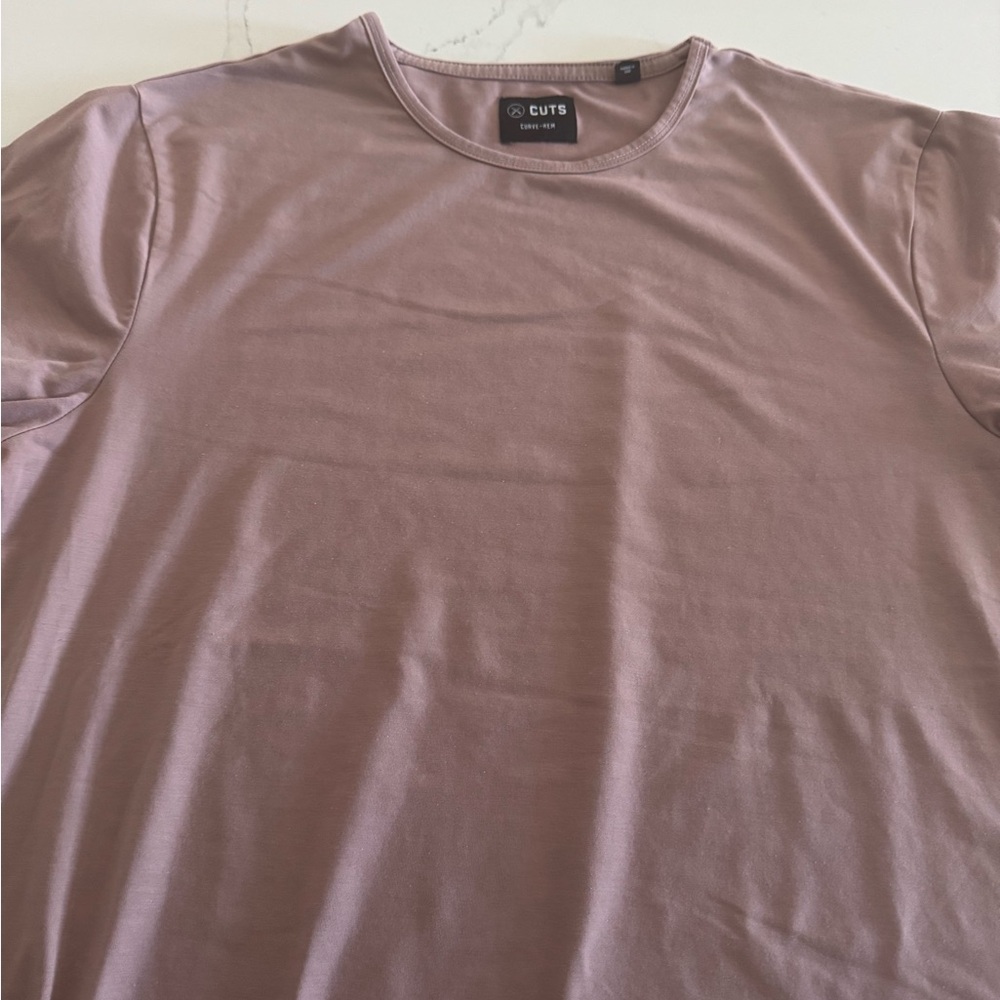 Cuts Clothing Mauve Short Sleeve Tee